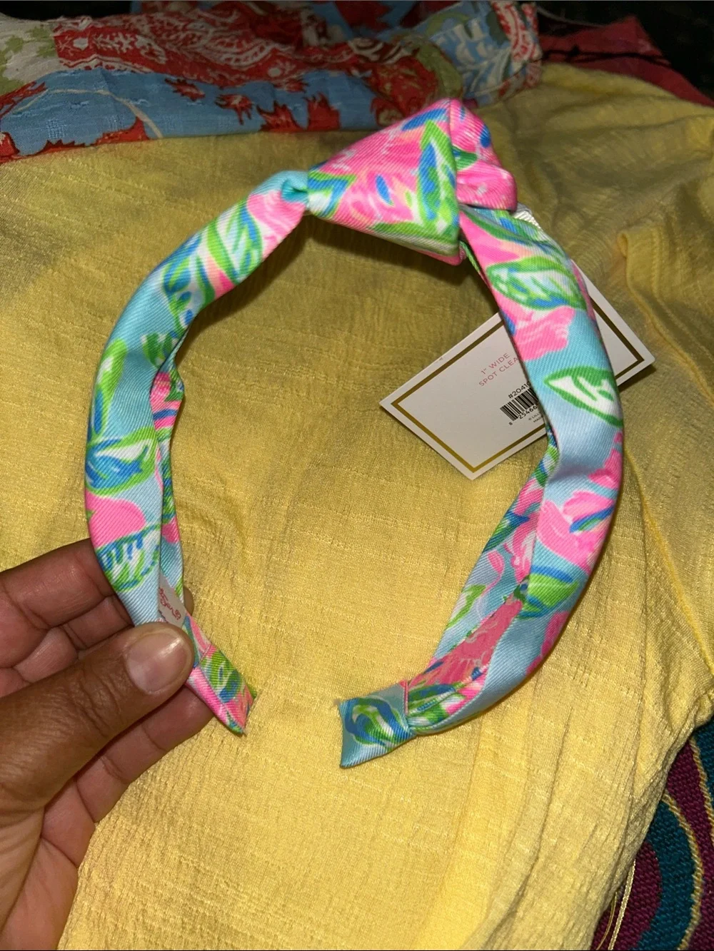 NWT Lilly Pulitzer Totally Blossom knotted headband